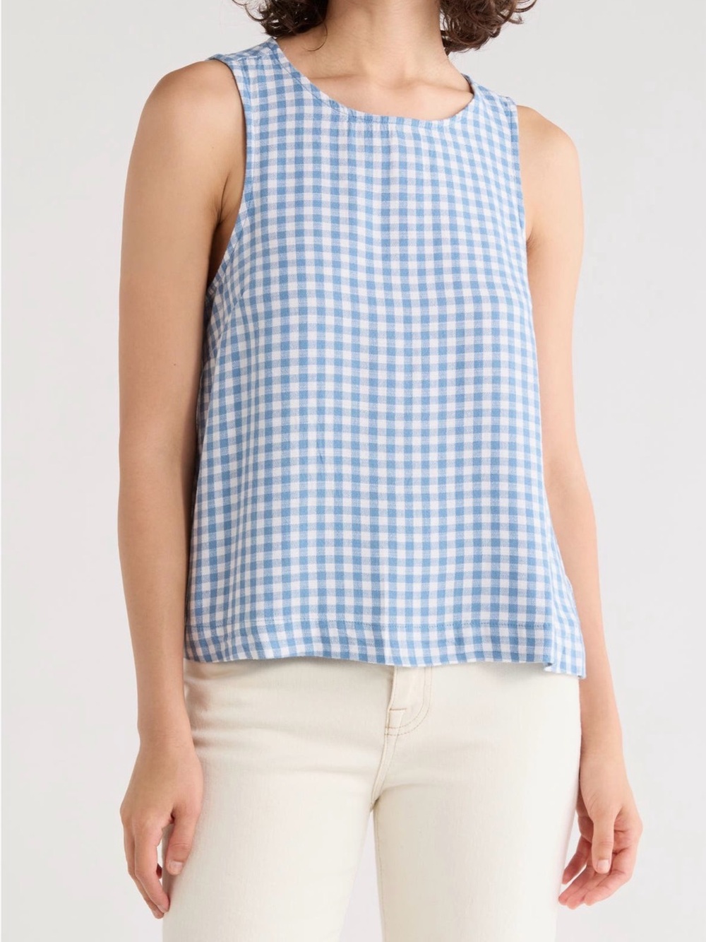 Splendid Gingham Sleeveless Camisole Top